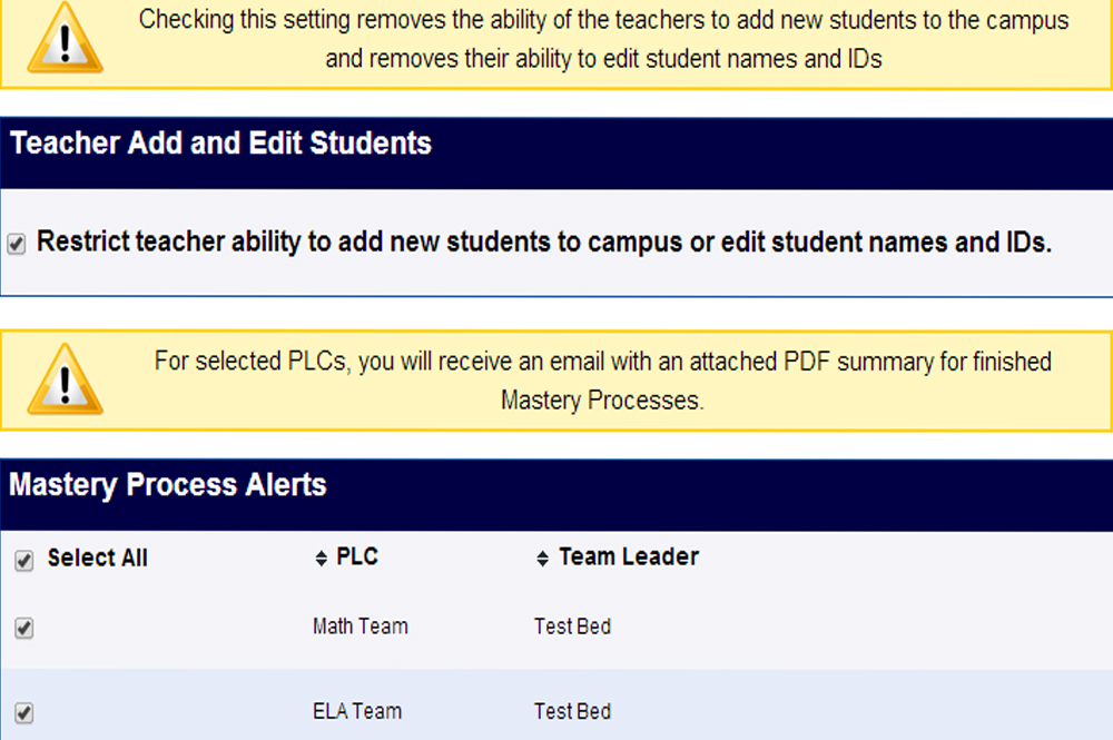 NEW FEATURES & UPGRADES: New Student-Management Tools