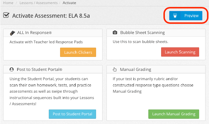 NEW FEATURES & UPGRADES: Linked Assessment Preview, Admin Assessment Preview, Plus More!